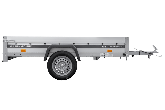 Přívěs s hliníkovými bočnicemi 230x125 Unitrailer Garden 230 KIPP ALU