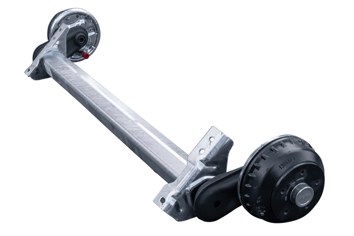 Brzděná náprava AL-KO COMPACT pro přívěs/nosič 1350 kg 1100 mm 1550 mm 5x112