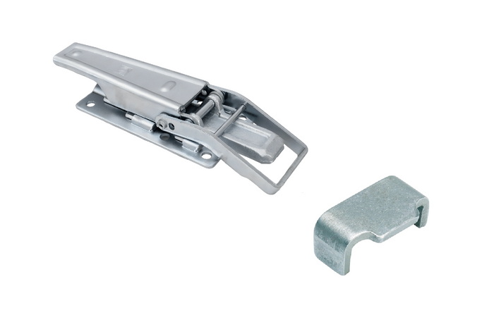 Boční tažné zařízení s přezkou WINTERHOFF BV 90-1 + kompletní boční uzávěr přívěsu BVG 90-A