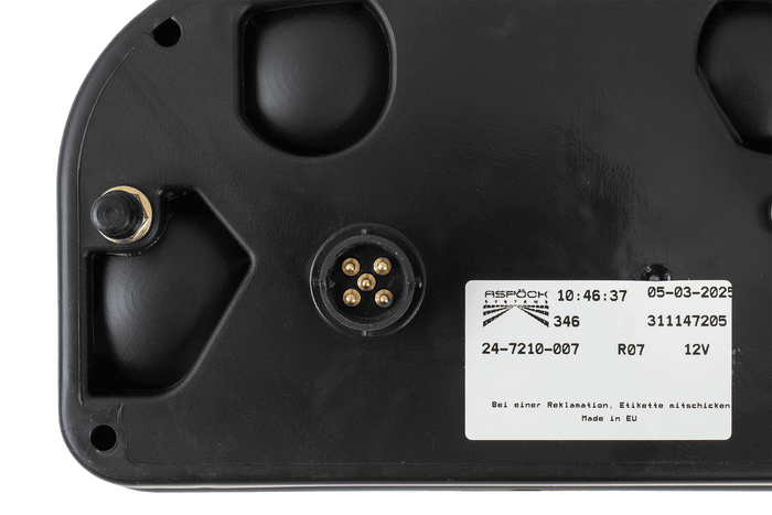 Zadní svítilna ASPÖCK Multipoint II, 6 funkcí, pravá