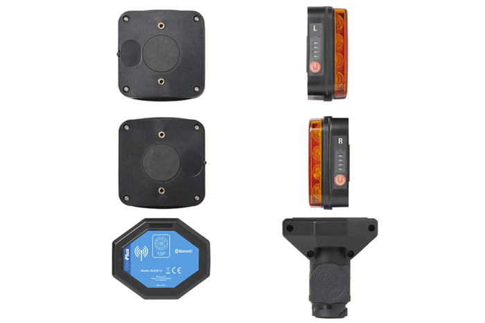 Zadní světla ProPlus LED 13-PIN 4 funkce levá + pravá, magnetická, Bluetooth