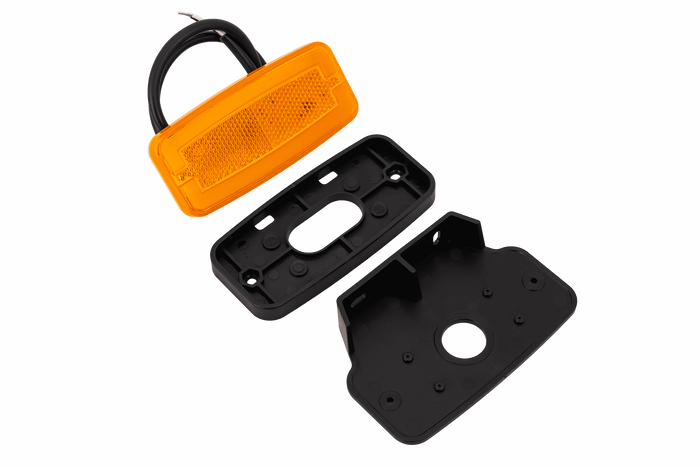 HORPOL LD 2765 LED obrysová svítilna, oranžová, univerzální, s držákem