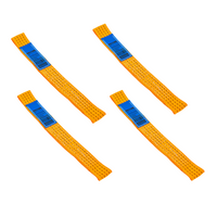 Sada čtyř přepravních postrojů pro přívěs UNITRAILER 0,4m/50mm/4t oranžová