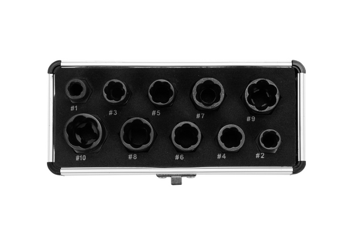 Vytahováky šroubů YATO YT-06031 9-19 mm 10 ks.