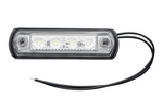  LED obrysová lampa s gumovou paticí Horpol bílá