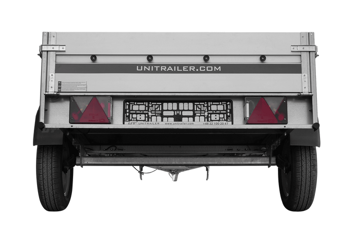 Přívěs s hliníkovými bočnicemi 200x125 Unitrailer Garden 201 KIPP ALU