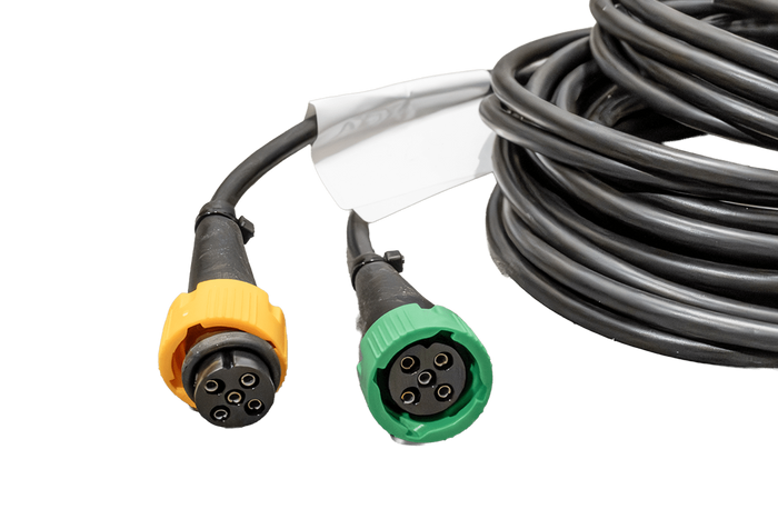 OUTLET MANTES elektroinstalační kabeláž pro přívěs 5 m 13pinová bajonetová zástrčka 2x 5pinová