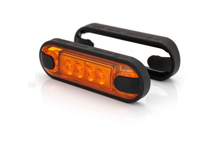 Oranžová obrysová lampa HORPOL LD 3211 LED tenká univerzální