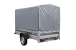 Lehký přívěs 230x125 UNITRAILER FORCE 230 KIPP s rámem H-1100 a šedou plachtou