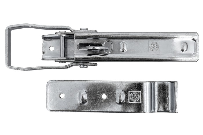 Boční tažné zařízení s přezkou WINTERHOFF BV 20-1 + kompletní boční uzávěr přívěsu BVG 20-A