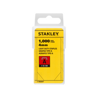Sponky STANLEY typ A 3/53/530 4mm 1000 ks