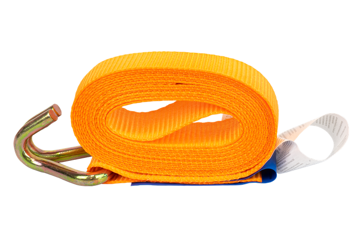 Sada čtyř oranžových transportních pásů KAMAR 3m/25mm/0,8t s napínákem