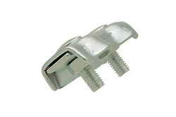 Dvojitá sedlová lanová svorka DROMET ZLS.4 pro lana o průměru 4 mm