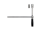 Skládací klíč na kola v pouzdře. Nástrčné klíče YATO YT-08035 17-23 mm.
