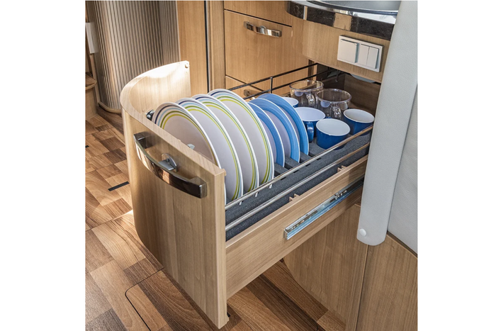 ProPlus 761472PMV02 Stojan na talíře Camper Pěnový stojan na 8 talířů a 6 šálků