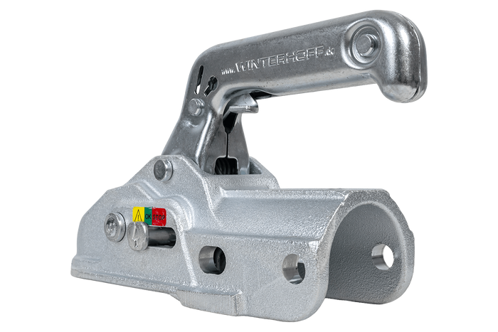 Kulové tažné zařízení WINTERHOFF WW 30-K+Z pro přívěs o hmotnosti 3000 kg s trubkovou ojí 35-51 mm, litinové