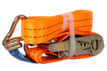 Sada čtyř oranžových přepravních pásů UNITRAILER 3m/35mm/2t s napínákem