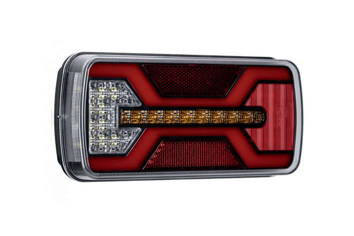 KAMAR X-SPIDER L2425 LED zadní světlo 5 funkcí univerzální