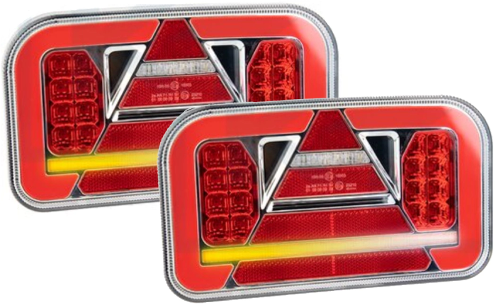 OUTLET TT Technology TT.12513 LED zadní světla 6 funkcí levé+pravé