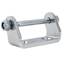 Vestavěný držák pantů STEELPRESS UH-01 pro montáž na bok přívěsu