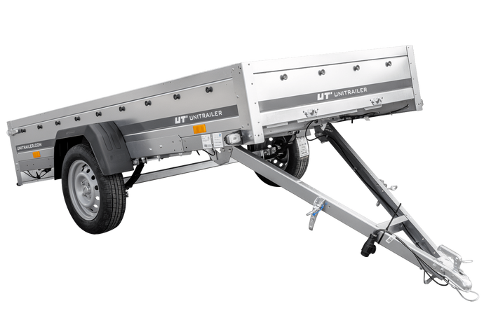 Přívěs za auto na pružinách 264x125 UNITRAILER GARDEN 264/R KIPP
