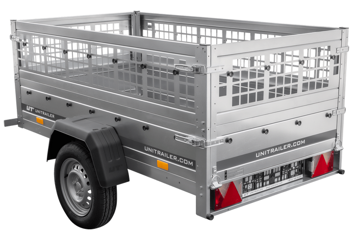 Přívěs Garden Trailer 200 KIPP s síťovanými bočnicemi