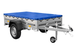 Přívěs Garden Trailer 200 Kipp s rámem H-0 a modrou plachtou