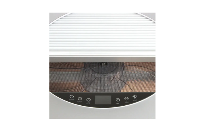 Automatický střešní ventilátor PUNDMANN PLUS FAN pro obytné vozy s osvětlením, roleta 400×400 mm