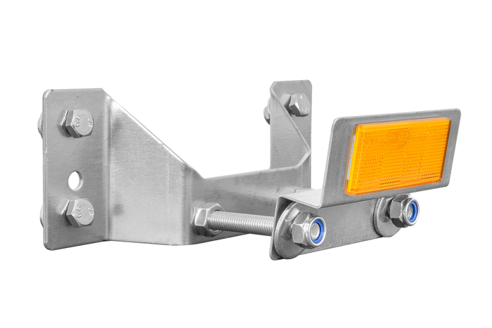 Držák rezervního kola přívěsu UNITRAILER GARDEN KIPP s odrazkou