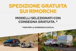 Přívěs za auto 200x125 UNITRAILER GARDEN 201 KIPP s pletivovými bočnicemi, rámem H-800 a šedou plachtou