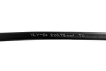 Dvoužilový plochý elektrický kabel TEXSIM YLY-Sp 2x0,75 - 1 m
