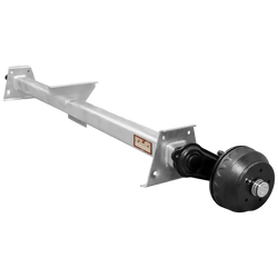 Brzděná náprava KNOTT VGB15MV pro přívěs/nosič 1550 kg 1616 mm 2110 mm 5x112