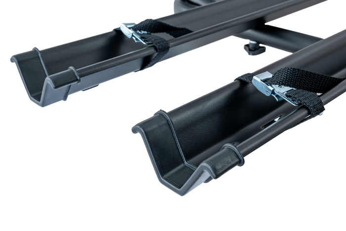 Nosič kol Peruzzo Brennero 4x4 s rezervním kolem - nosič na 2 kola s ližinami (černý)