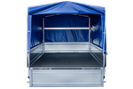 Lehký přívěs 264x125 UNITRAILER GARDEN 264 KIPP s rámem H-800 a modrým krytem