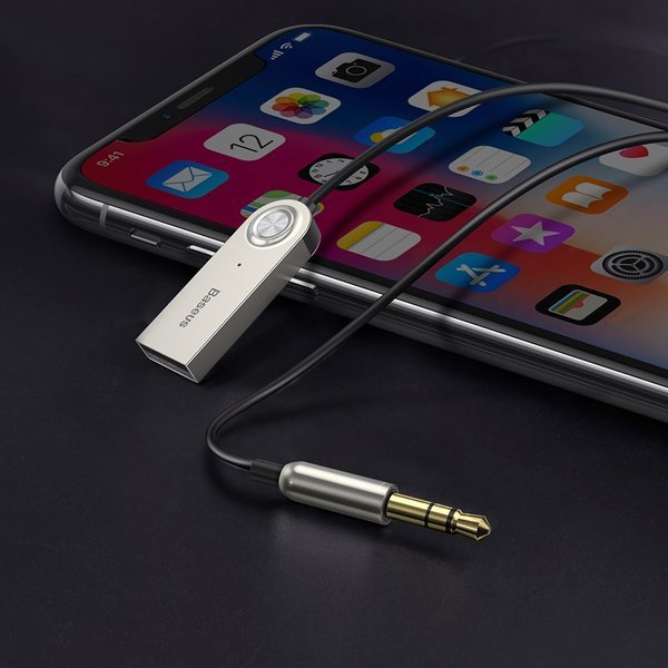 Adaptérový vysílač BASEUS BA01 Audio AUX zvukový přijímač Bluetooth 5.0