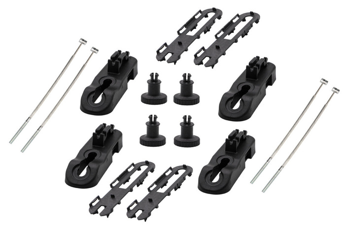 Střešní box Inter Pack Stella 480 stříbrný kevlar (flexi fit G2)