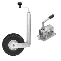 Oporné kolo s litinovou svorkou WINTERHOFF ST48-260LB+KLE48-G 150 kg 48 mm 500-710 mm