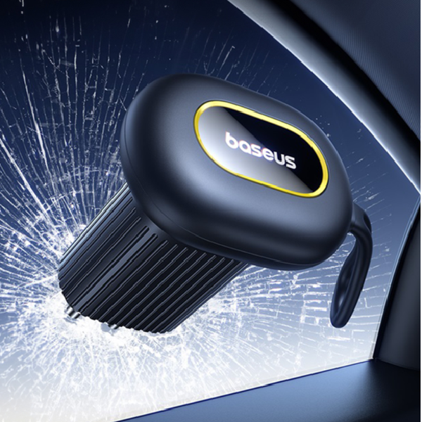 BASEUS GoTrip DT1 2 v 1 bezpečnostní kladivo na okna, záchranný nůž na bezpečnostní pásy