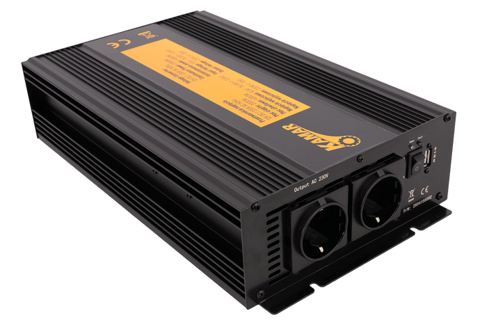 Měnič napětí 12V/230V (2000/4000W) KAMAR E1930