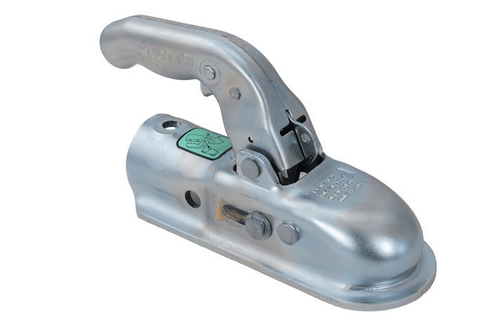 Kulové tažné zařízení KNOTT K20-B pro přívěs 2000 kg s ojí o průměru 45 mm, litinové