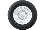 Vyztužené kolo přívěsu KENDA TYRE 195/55 R10C 98/96N ALU RÁFEK STARCO 6Jx10"H2 5x112 ET:-4