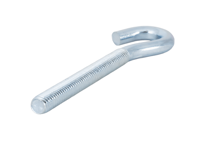 Stavební hák DROMET HZ M6x80 s otevřeným koncem (zahnutý)