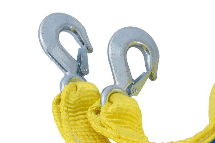 Tažné lano s háky Tažný popruh UNITRAILER 5m/50mm/4t žlutý