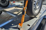 KAMAR 3m/25mm/0,8t oranžový transportní pás s napínákem