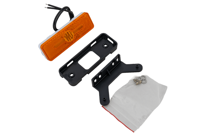 Obrysové světlo WAŚ W254 2033 LED, oranžové, univerzální, s držákem