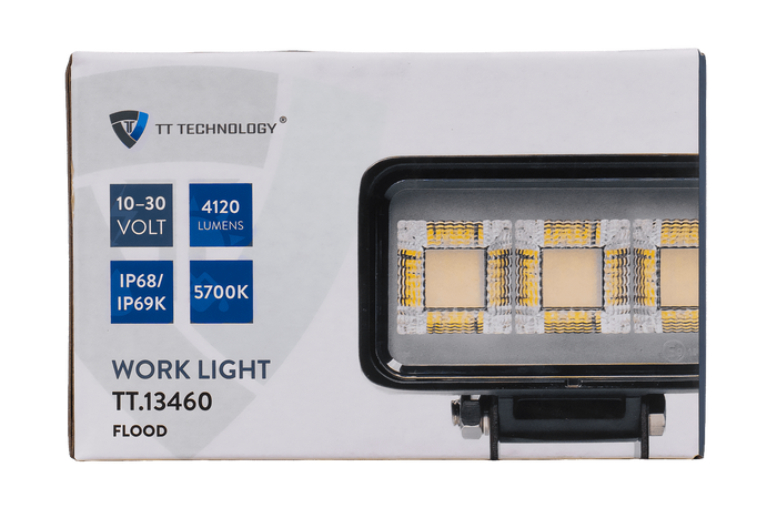 LED pracovní reflektorová svítilna TT TECHNOLOGY TT.13460 60xLED 4120lm obdélníková