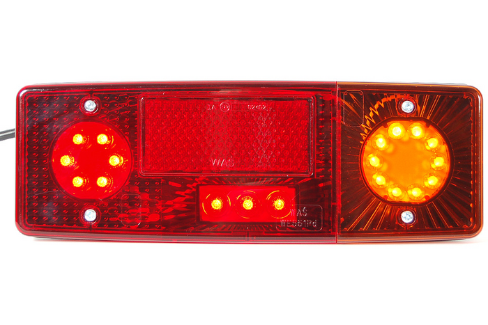 Zadní světlo WAŚ WE551DP 484 LED 4 funkce pravé