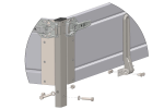 Hliníkové bočnice OUTLET BIS H-300 pro přívěsy CARPLATFORM 4521 a UNIPLAT 450