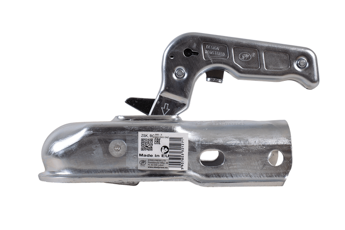 Kulové tažné zařízení STEELPRESS ZSK-1300C pro přívěs o hmotnosti 1300 kg s trubkovou ojí o průměru 50 mm