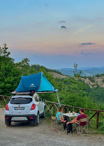 Střešní plošina pro stan CampUp - Karma 50.130